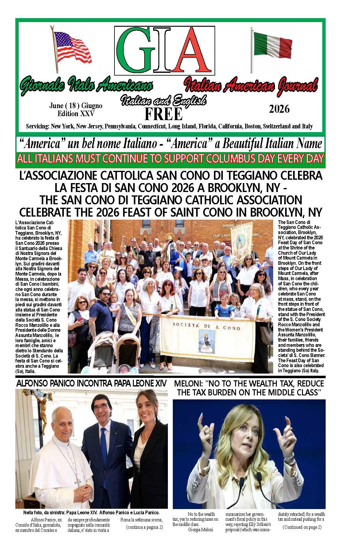 Italian and EnglishLatest weekly news